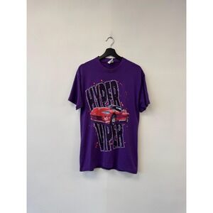 Vintage Hyper Viper Shirt Mens Medium Purple Dodge Sports Car Graphic 90s‎